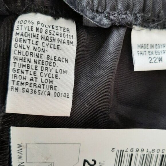 ALIA | by Nygard Classic Fit High Waist Pull-on Dress Pants Black Sz 24 W - Picture 10 of 10